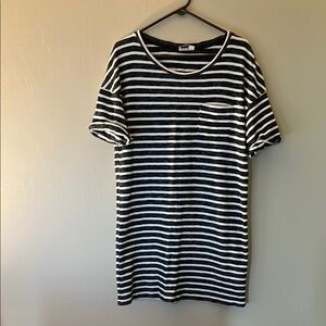 Roxy Black and White Mini Tshirt Dress